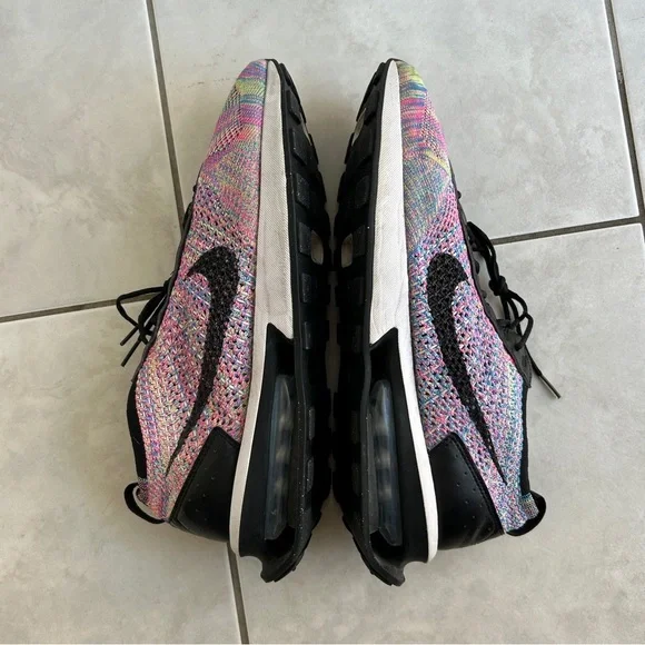 Nike Free Flyknit Multicolor Running Shoes Men's Size 12 - Picture 4 of 9